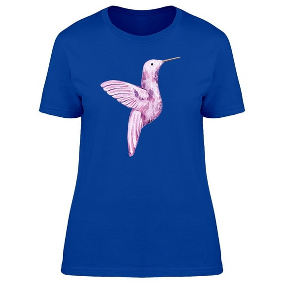 Flying Purple Hummingbird T-Shirt Women -Image by Shutterstock, Female XX-Large