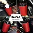 thumbnail image 5 of QTBIUQ Mini Car Trash Can Garbage Bin with Press Top Lid, Hanging Trash Can for Car Black, 5 of 5