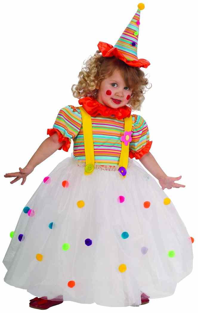 Rubie's Candy Clown Circus Carnival Girl's Halloween FancyDress