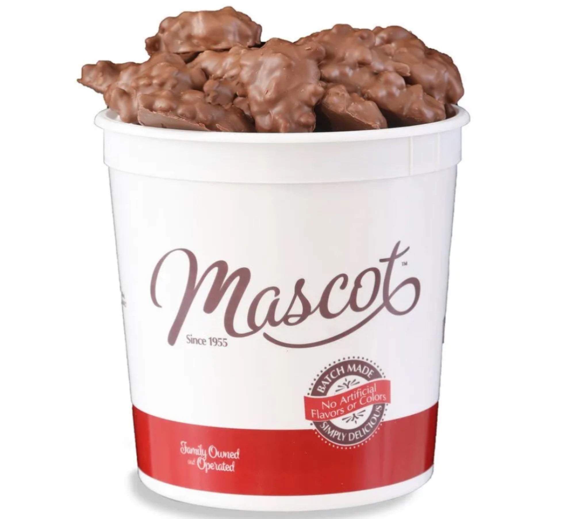 Mascot Pecan Since 1955 Milk Chocolate Caramel Covered Pecan Clusters 1