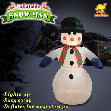 Sunny New 4 Foot Christmas Inflatable Snowman Yard Garden Decoration