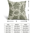 thumbnail image 5 of Fall Pillow Covers 18x18 Set of 2 Balck Pumpkin Autumn Themed Thanksgiving Harvest Print Decorative Throw Pillows Outdoor Pillowcase Farmhouse Linen Cushion Case Decor for Sofa Couch Bed, 5 of 6