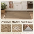thumbnail image 5 of SIXHOME 20" x 32" Kitchen Rug and Mat Nonslip Stripes Indoor Floor Rug Beige, 5 of 7