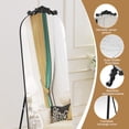 thumbnail image 4 of HLR 61.5"x 20" Full Length Mirror Arched Standing Floor Mirror Full Body Mirror, Black, 4 of 7