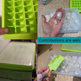 thumbnail image 4 of Cubito de Hielo: Molde para Cubitos de Hielo - Bandeja para Cubitos de Hielo con Tapa - Cubitera para Hielo, 4 of 5