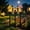 3PC - B, variant on 1/3/6/9 PCS Solar Fairy-Tale Mushroom Cottage Garden Light Waterproof Resin Outdoor Pathway Landscape Decor Whimsical Toadstool Statue House for Patio Yard Lawn Flower Bed Walkway Ornament (E)