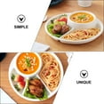 thumbnail image 4 of 1Pc Portion Control Plate, Divided Diet Plates Bariatric Diet Nutrition Plates Dessert Lunch Pasta Sauce Dish, 4 of 9