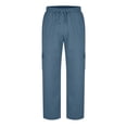 thumbnail image 7 of LYXSSBYX Mens Cargo Pants Big and Tall Men Solid Casual Pockets Outdoor Straight Type Fitness Pants Sport Pants Trousers, 7 of 7