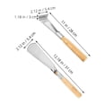 thumbnail image 2 of SOPOTUTU 2Pcs Silver Stainless Steel Gardening Tool Kit Small Hand Tools for Soil Turning, 2 of 8
