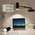 thumbnail image 4 of Battery Operated Picture Light, Adjustable Length Wireless Art Light for Paintings CCT Dimmable Rechargeable Picture Light with Remote Control for Gallery Reading Dartboard Bathroom, 4 of 8