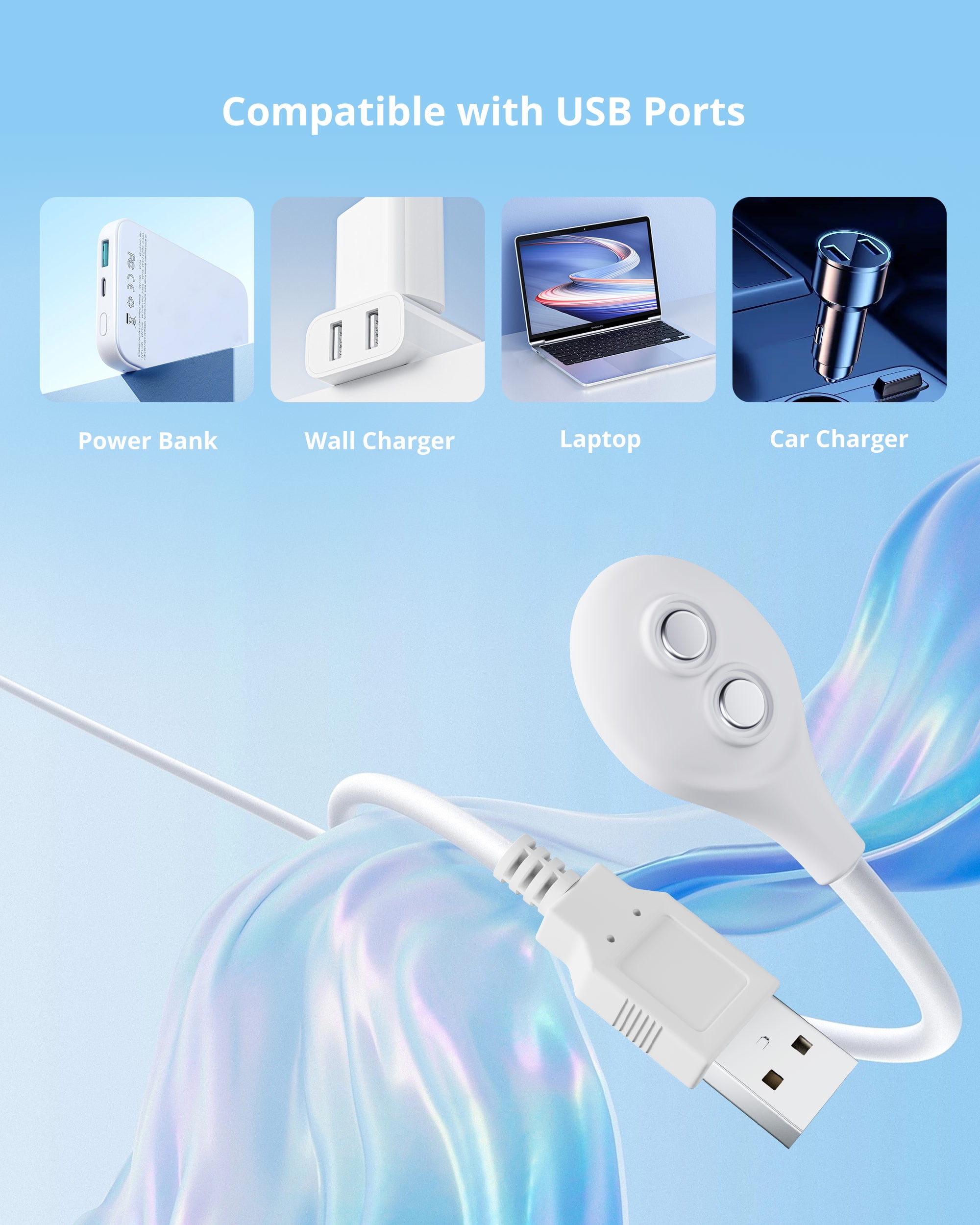 Lovense Charging Cable For Lush 3/ Ferri/ Max 2/Max/Nora/Osci 2/Mission