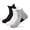 White&Grey&Black 3Pairs, variant on CNEJRHG Women Men Athletic Socks No Show Unisex Ankle Running Socks Low Cut Cushioned Sports Hiking Socks,Size 5-12 White&Grey&Black 3Pairs
