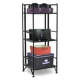 thumbnail image 3 of Convenience Concepts Xtra Storage 3 Tier Folding Metal Shelf, Black, 3 of 4