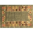 thumbnail image 1 of Ahgly Company Indoor Rectangle Abstract Brown Contemporary Area Rugs, 2' x 3', 1 of 4