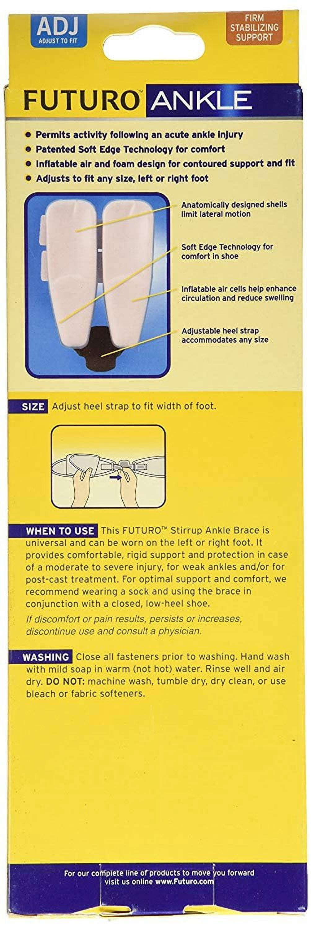 Futuro Stirrup Ankle Brace, 48442EN, Adjustable