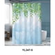 thumbnail image 4 of Matsuzay Cortina de ducha impermeable y duradera de poliéster para baño, cortina de ducha moderna para baño, cortinas de ducha que ahorran Juegos de accesorios de baño YL347-5 180 cm * 180 cm, 4 of 6