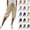 07# Khaki, variant on Plus Size Bermuda Shorts for Women Knee Length Cotton Linen Elastic Waist Drawstring Shorts Summer Loose Capri Pant Wine S