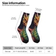 thumbnail image 2 of KLL Whimsical Dragon Color Cool Print Cool Socks Men's Women's Crew Socks Funny Crazy Novelty Stockings, 2 of 6