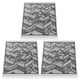 thumbnail image 3 of 3 piezas de bloques de tallado de goma con estampado de casa japonesa, 14,9 x 9,9 x 0,8 cm, 3 of 9