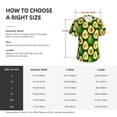 thumbnail image 4 of Fuzoiu Avocado Print Women's Classic V-Neck T-Shirt, Short Sleeve V Neck Tees for Casual Everyday Wear,Casual Fit Tee,Summer Fashion Tops-X-Large, 4 of 5