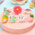 thumbnail image 3 of Girls Jewelry Rings in Box, Adjustable, No Duplicates, Rings for Pretend Play and Dress Up (24 Adorable Rings), 3 of 7
