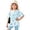 72Light Blue250, variant on XAOFW Girls Summer Outfits Heart Printed Short Sleeve Crewneck Tee And Shorts For Kids Cute Back To School Sets Stylish Clothes Sets 9-10 Years