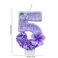 thumbnail image 3 of Number Candles Roman Numeral Birthday Candles Celebration Party Candle Decorative Floral Design Multicolor For Cakes Events Festive Occasions, 3 of 5