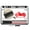 Chrome, variant on Motorcycle Metal License Plate Frame with Support Firefighters Duty Honor Courage Fire Service Thin Red Line (Stripe) USA Flag Design - Black