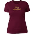thumbnail image 4 of Feliz Navidad Ladies Boyfriend Tee Shirt, 4 of 10
