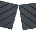 thumbnail image 6 of Aukfa 44 Pack Interlocking Deck Tiles, 12"X12" Waterproof Outdoor Flooring for Patio, Garden, Deck, Poolside, Backyard, Gray, 6 of 8