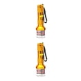 thumbnail image 1 of Injueey Trituradora de aluminio con forma de antorcha eléctrica, trituradora de mano para interiores y exteriores, para viajes, Camping, Oro 2piezas, 1 of 6