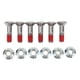 thumbnail image 4 of Kit de pernos de rueda Dentada ANGGREK M8 Resistente A la Corrosión para Reemplazo de Motocicletas Yamaha YZ YZF, 4 of 8
