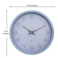 thumbnail image 4 of NEXTIME WALL CLOCK ECO BIODEGRADE - BLUE, 4 of 4