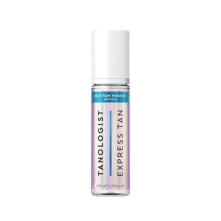 Tanologist Express Self Tan Mousse, Medium - Self Tanning Foam - Hydrating Sunless Tanner, Vegan & Cruelty Free - 6.76 Fl Oz