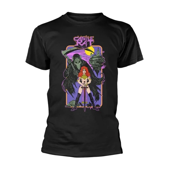 Reprint Rare Castle Rat Now Is Forever Black T-Shirt NEW OFFICIAL