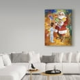 thumbnail image 3 of Trademark Fine Art 'Santa Bearing Gifts' Canvas Art by Hal Frenck, 3 of 3