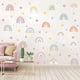 thumbnail image 3 of Calcomanías de pared de arcoíris - Juego de pegatinas de decoración de arcoíris bohemio moderno para decoraciones de habitaciones de niños y niñas - Regalo para decoración de habitaciones de niñas Xemadio CZJJ-ST69, 3 of 7