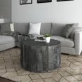 thumbnail image 3 of Table de salon en bois massif moderne rustique – gris vieilli, 3 of 4