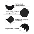 thumbnail image 2 of CASSIE LIZ Plus Size Tops 3X Long Sleeve Womens Shirts Fall Crew Neck Black Sweatshirts Fashion Tee Loose Fit Tunics Winter Blouses Casual Oversized Pullovers with Pocket 3XL 22W 24W, 2 of 3