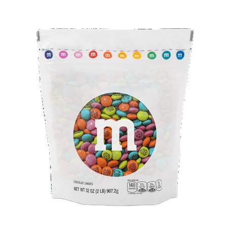 M&M'S Day of the Dead Milk Chocolate Candy, 2lb Resealable Bulk Bag