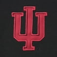thumbnail image 3 of Men's Colosseum Black Indiana Hoosiers Tortugas Logo Quarter-Zip Jacket, 3 of 4