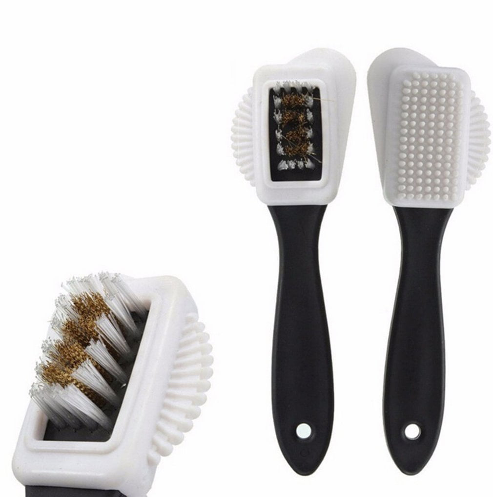 Suede & Nubuck 4-Way Leather Arched Brush Cleaner for Boots Jackets Coats 