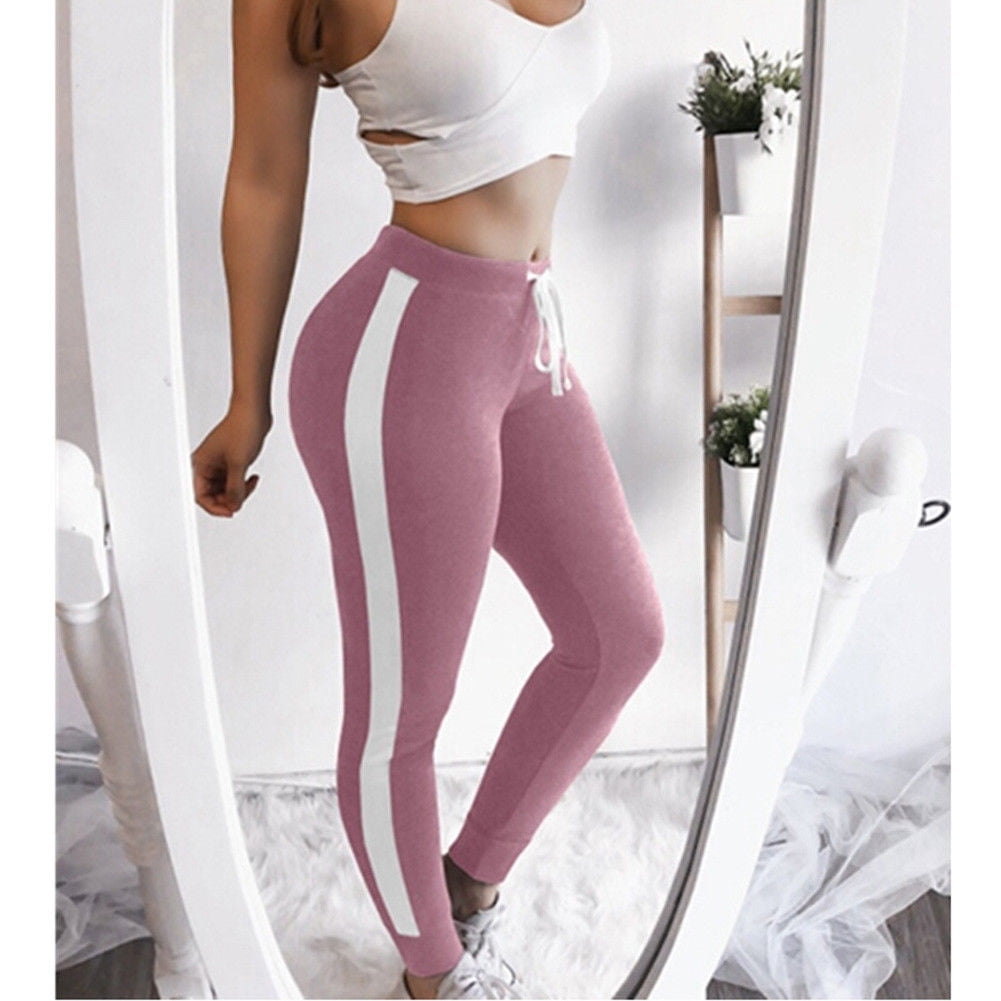 Striped Exercise Leggings