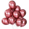 thumbnail image 1 of Xiao Hua Globos metálicos rojos de 10 pulgadas, 60 unidades, globos cromados de látex para fiestas, decoraciones para baby shower, bautizos, fiestas de cumpleaños., 1 of 4