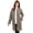 Medium Heather Grey, variant on Women's Plus Size Fleece Driving Coat