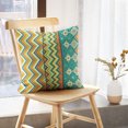 thumbnail image 5 of LALILO Throw Pillow Covers Zigzag With Accents Ethnic Mexican Art Zigzag Cushion Cover 18" x 18", 2 Pack, 5 of 6