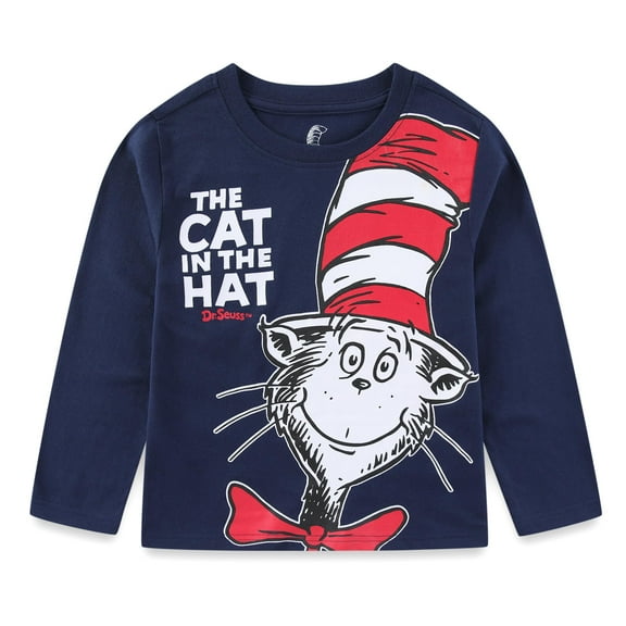 Dr. Seuss Cat in the Hat Long Sleeve Shirt (Boys), Sizes 3T-6