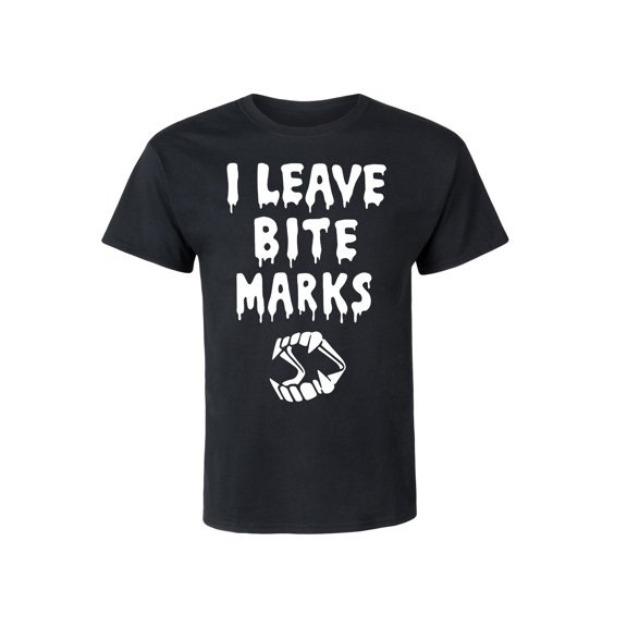Instant Message - I Leave Bite Marks - Men's Short Sleeve Graphic T-Shirt