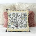 thumbnail image 4 of Amrita Sen Designs  26 x 26 in. Pond Peacock Broadcloth Indoor & Outdoor Zippered Pillow - White, Yellow & Grey, 4 of 5