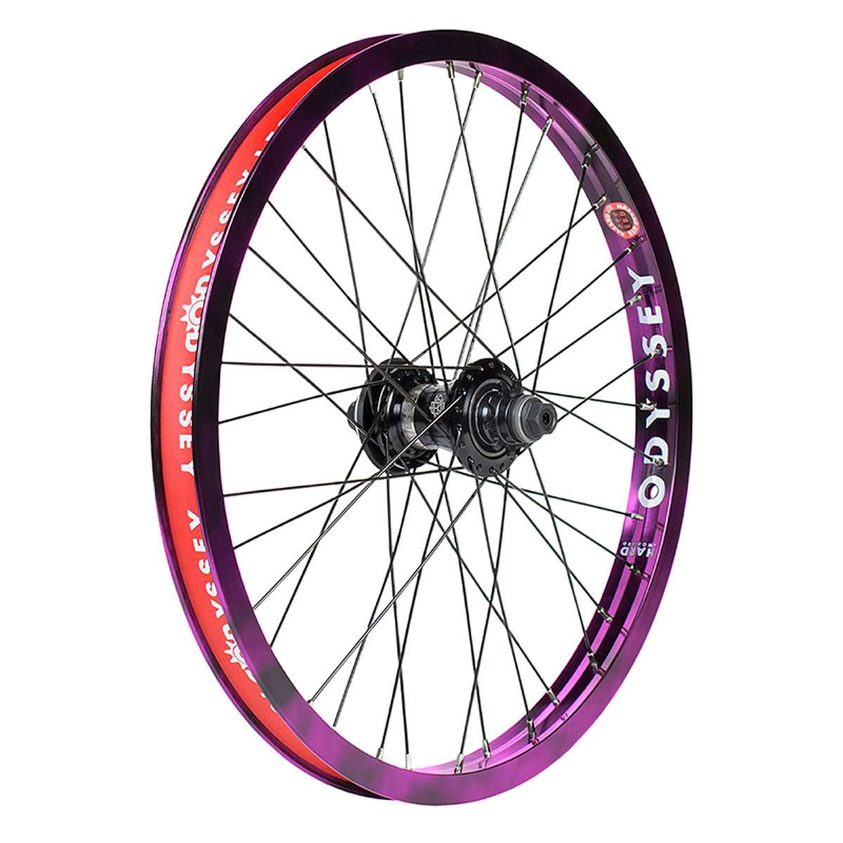 Odyssey Hazard Lite Cassette Bicycle Wheel - Purple Rain - W-653R